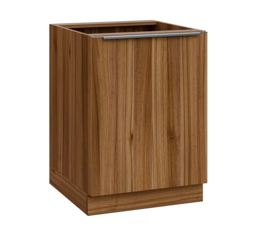 SIS - 6D spodní skříňka, 1-dveřová, pravá, 870x600x600, ořech světlý